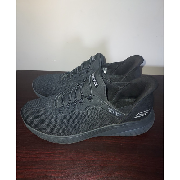 SKECHERS BOBS Women's Slip Ins Sneakers 9M Sport Squad Chaos Memory Foam Black - Picture 2 of 13